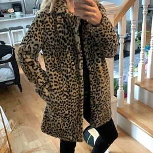 Leopard Print Winter Jacket